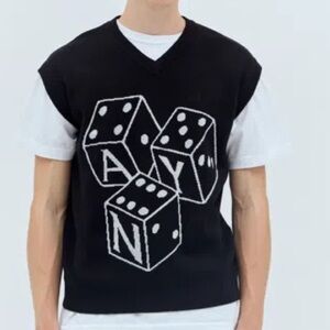 Awake Black and White Dice Graphic Men's Shirt